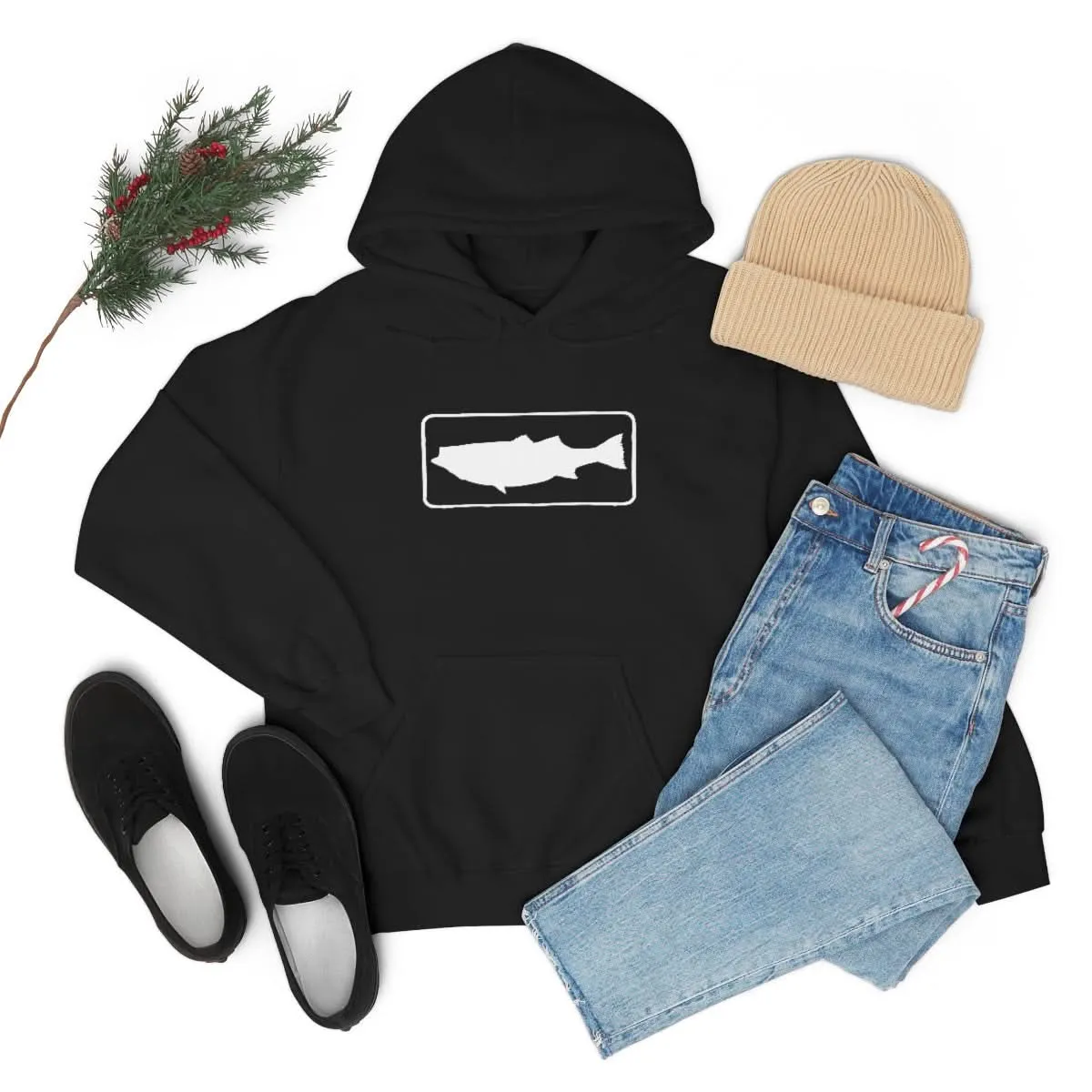 3 Stripers Warm Hoodie