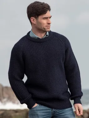 Aran - Navy Fisherman Rib