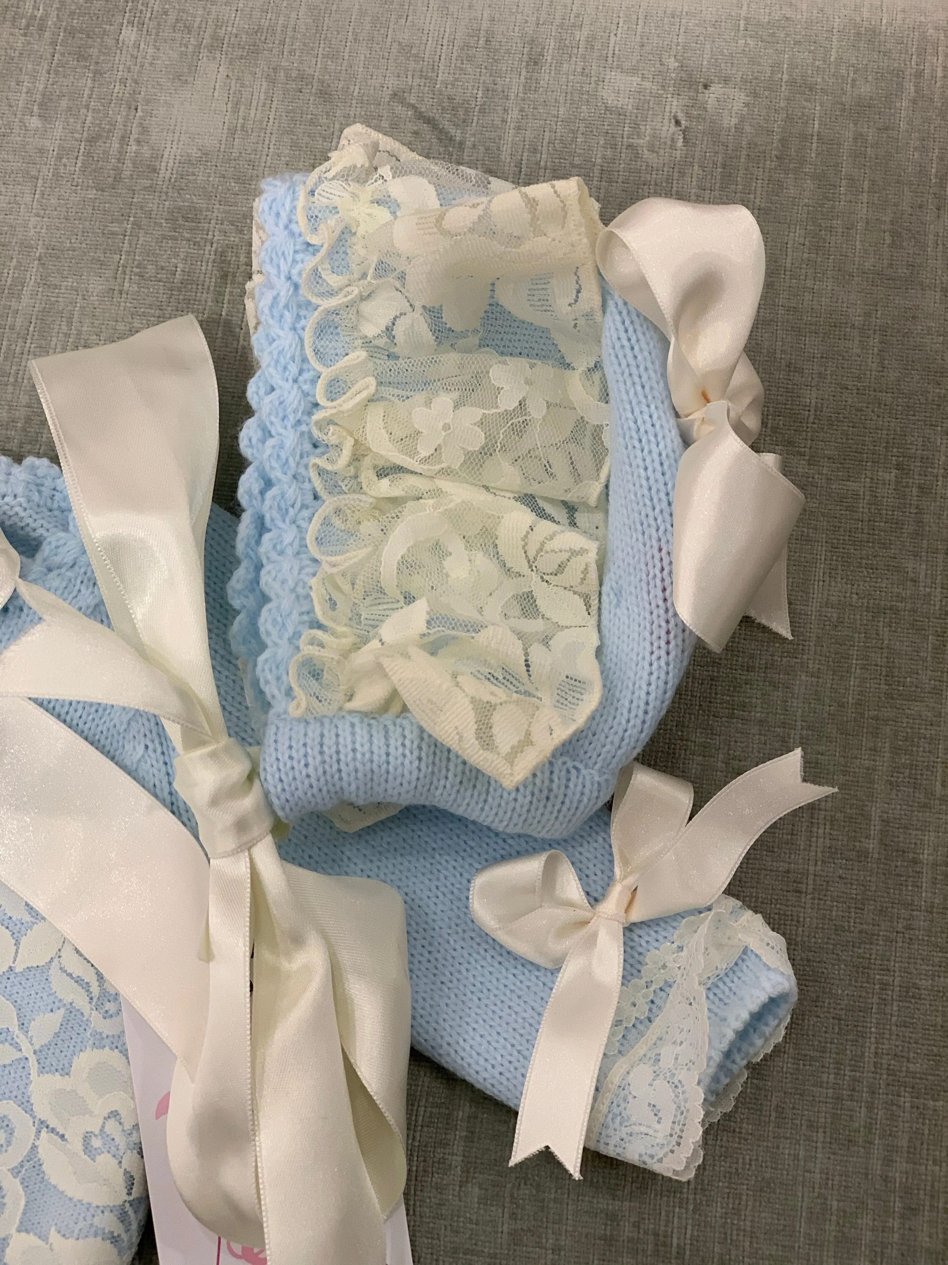 Baby Blue Infant Knit