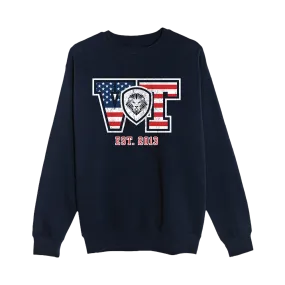 Collegiate VT Crewneck Sweatshirt - Navy