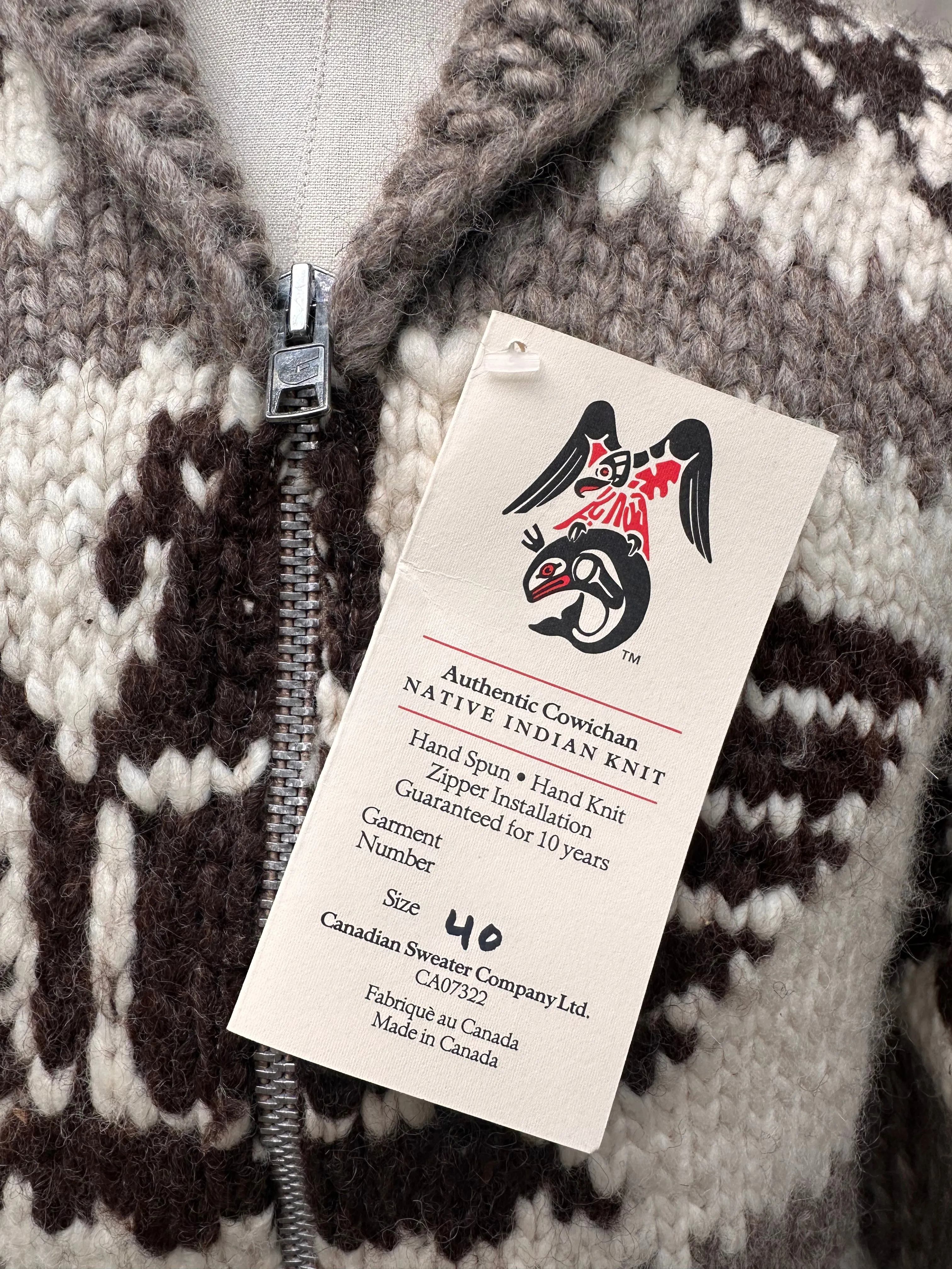 Cowichan Sweater - 40"