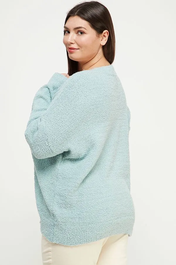 Cozy Cloud V-Neck Sweater