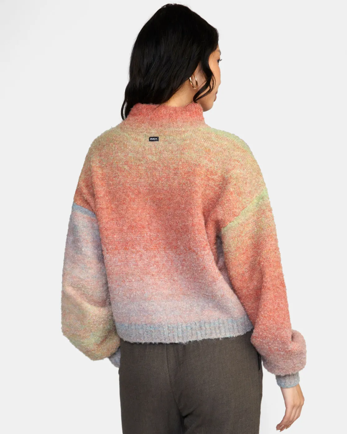 Dream Cycle Turtleneck Sweater - Apricot