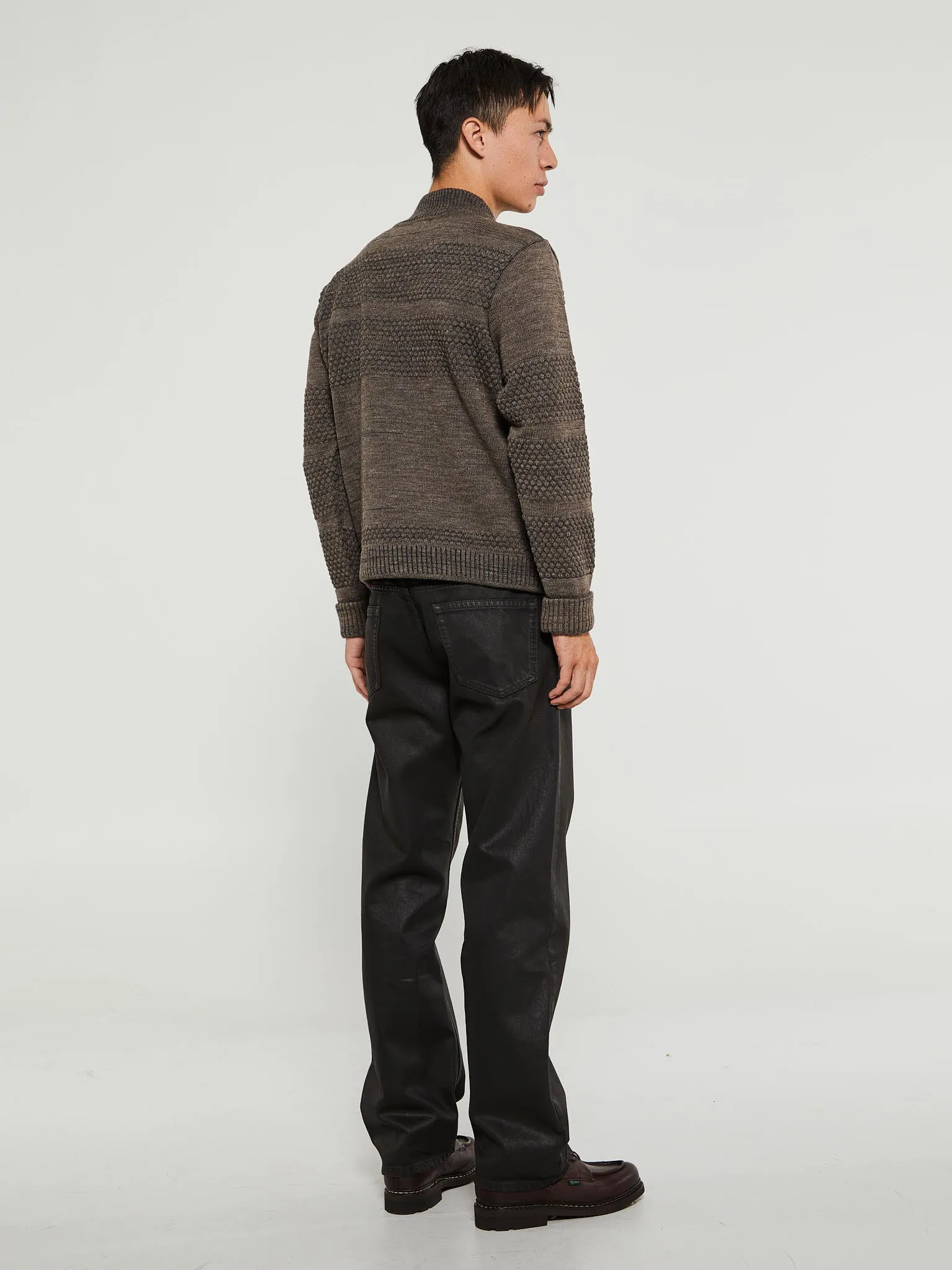 Fisherman II Sweater in Terra Brown