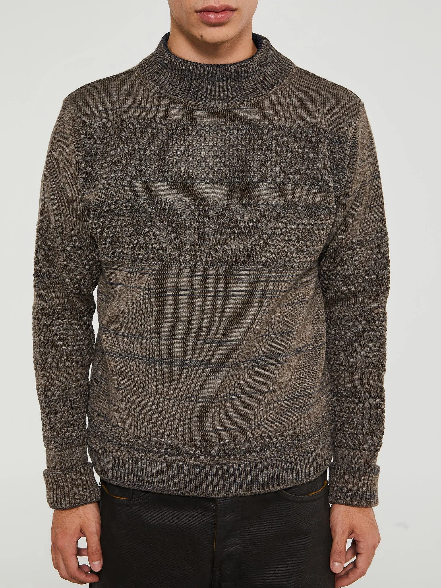 Fisherman II Sweater in Terra Brown