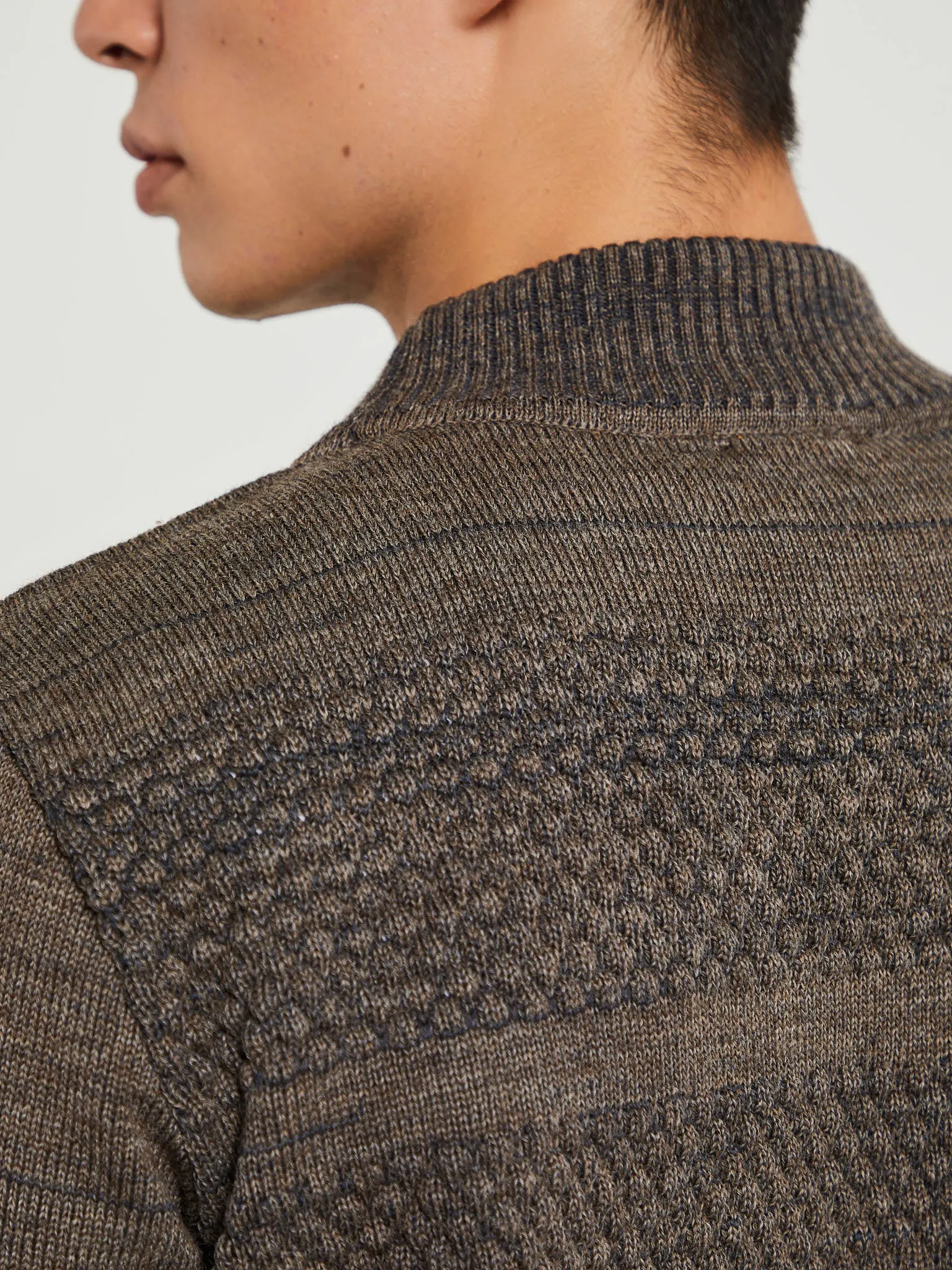 Fisherman II Sweater in Terra Brown