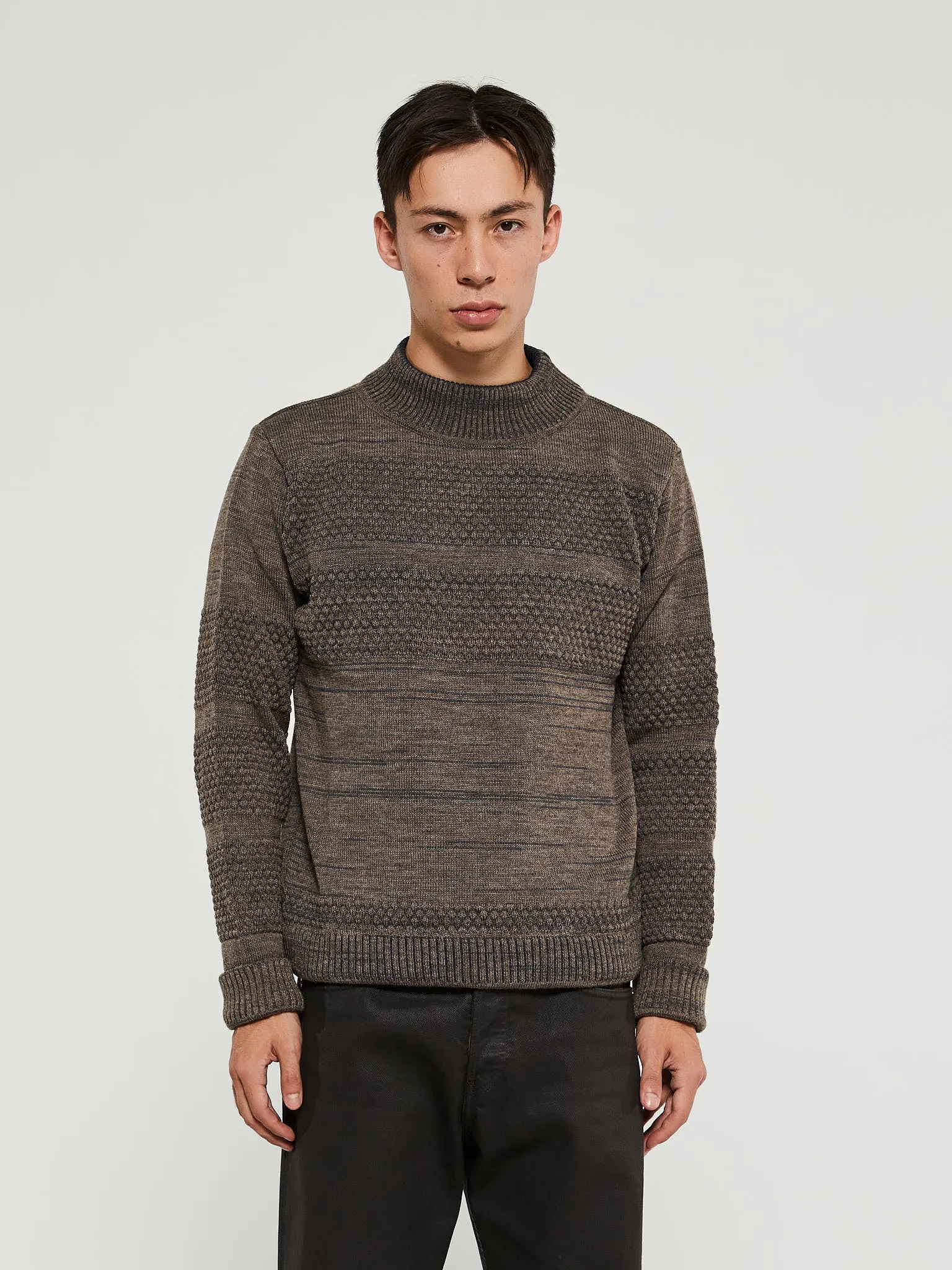 Fisherman II Sweater in Terra Brown