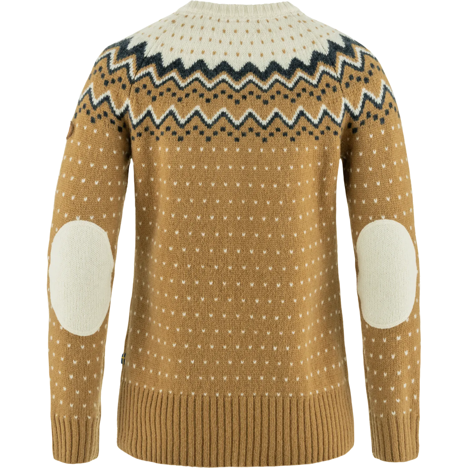 Fjällräven Women&#x27;s Övik Knit Sweater Buckwheat Brown-Chalk White | Buy Fjällräven Women&#x27;s Övik Knit Sweater Buckwheat Brown-Chalk White here | Outnorth