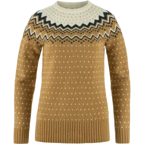 Fjällräven Women&#x27;s Övik Knit Sweater Buckwheat Brown-Chalk White | Buy Fjällräven Women&#x27;s Övik Knit Sweater Buckwheat Brown-Chalk White here | Outnorth