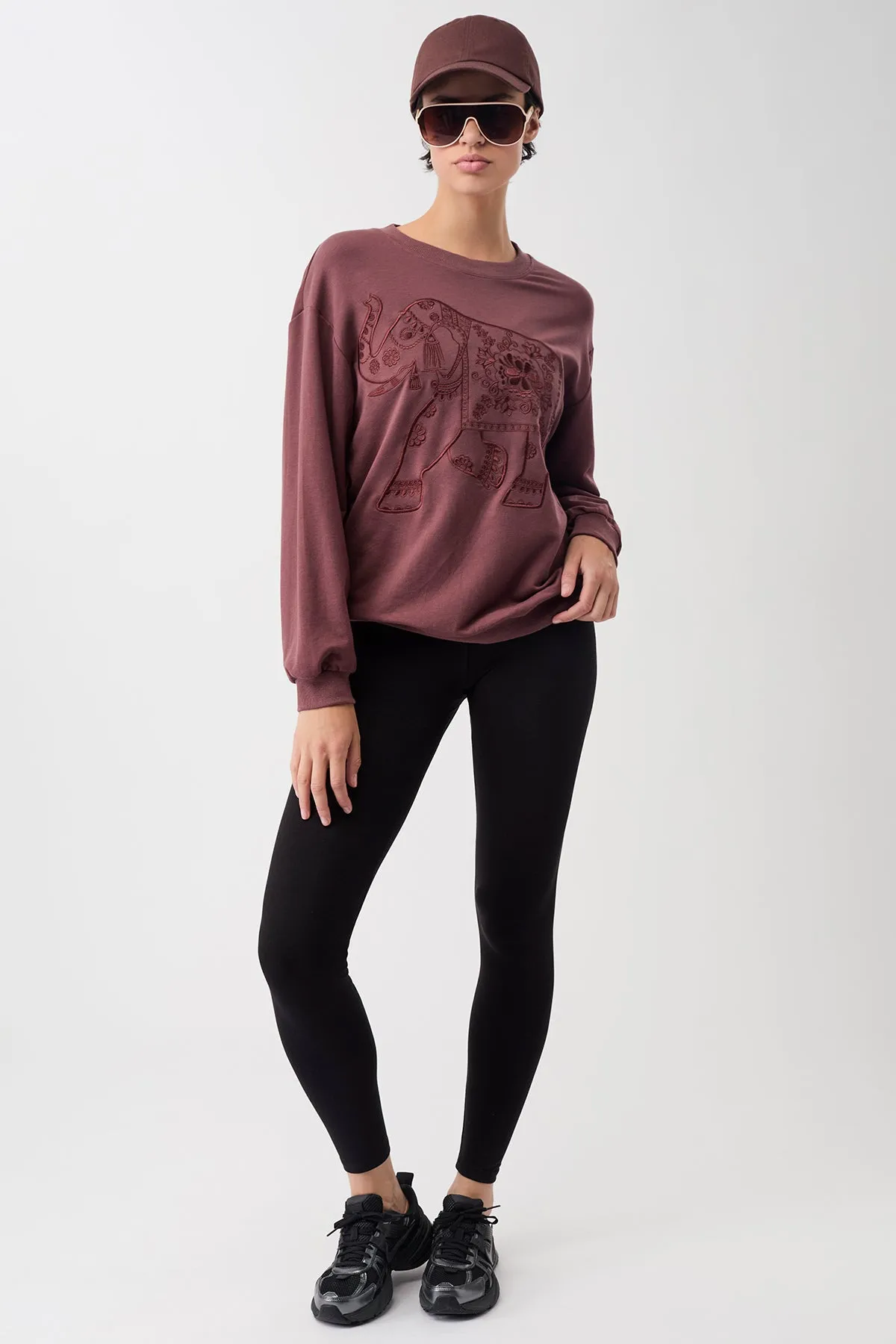 "Ganesha" Sweater (Ruby)