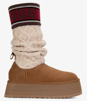 UGG Classic Womens Sweater Letter Boot - Cozy and Stylish Footwear