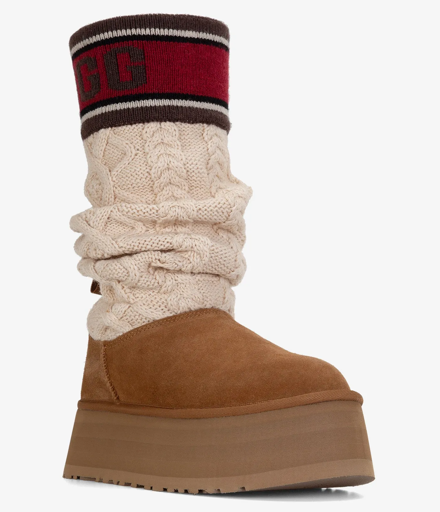 UGG Classic Womens Sweater Letter Boot - Cozy and Stylish Footwear