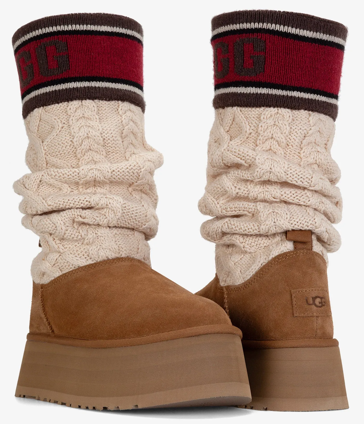 UGG Classic Womens Sweater Letter Boot - Cozy and Stylish Footwear